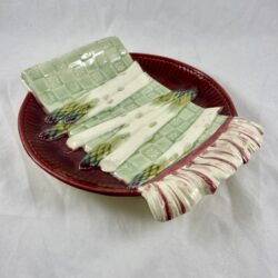 Luneville French Trompe L'Oeil Asparagus Server